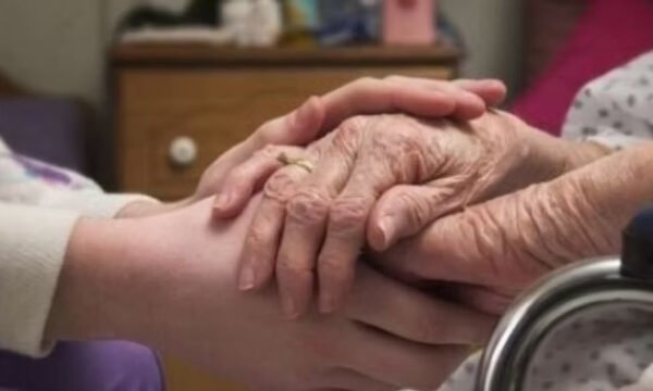 Elderly Holding Hands